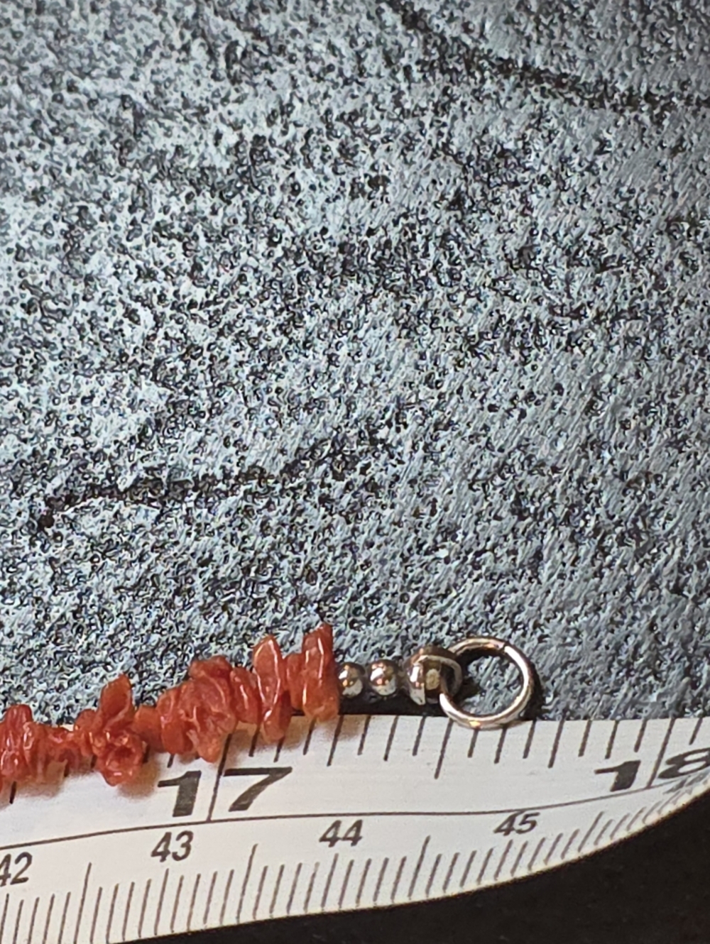 Vintage Natural Mediterranean Red Branch Coral Sterling Silver Necklace - Picture 4 of 4
